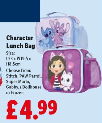 Character Lunch Bag