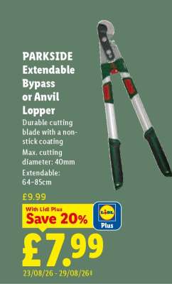 Parkside Extendable Bypass or Anvil Lopper