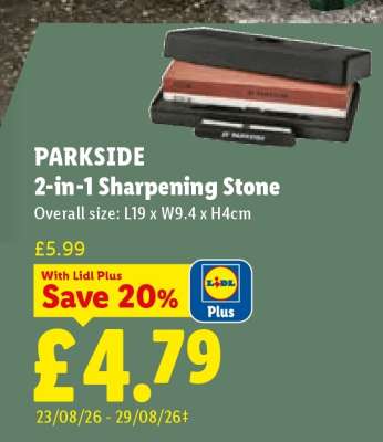 PARKSIDE 2-in-1 Sharpening Stone