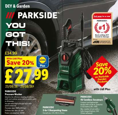 Parkside Pressure Washer
