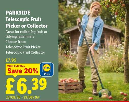 PARKSIDE Telescopic Fruit Picker or Collector