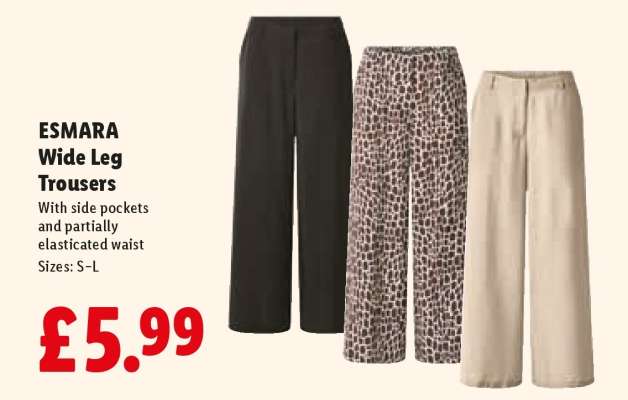 ESMARA Wide Leg Trousers