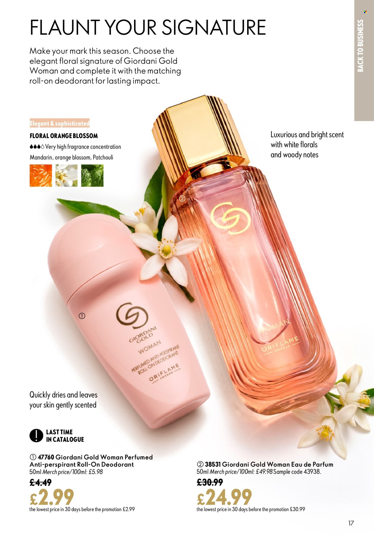 Oriflame offer  - 19.8.2026 - 8.9.2026. Page 17. Page 17