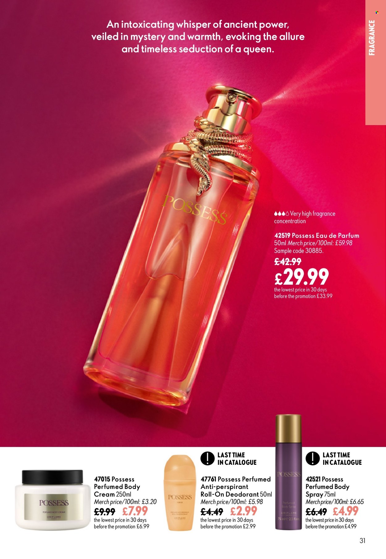 Oriflame offer  - 19.8.2026 - 8.9.2026. Page 31. Page 31