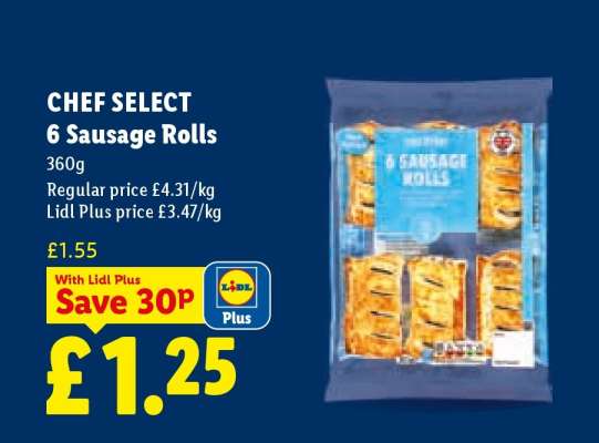 CHEF SELECT 6 Sausage Rolls