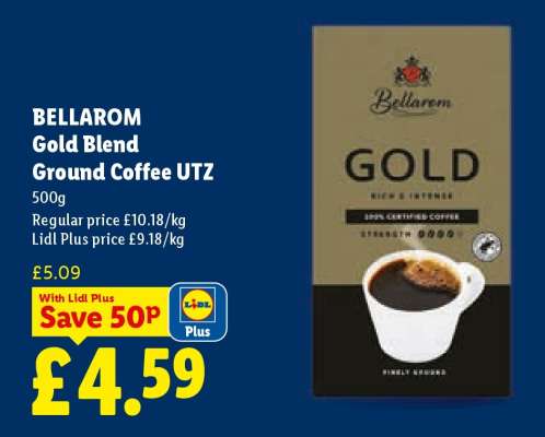 BELLAROM Gold Blend Ground Coffee UTZ