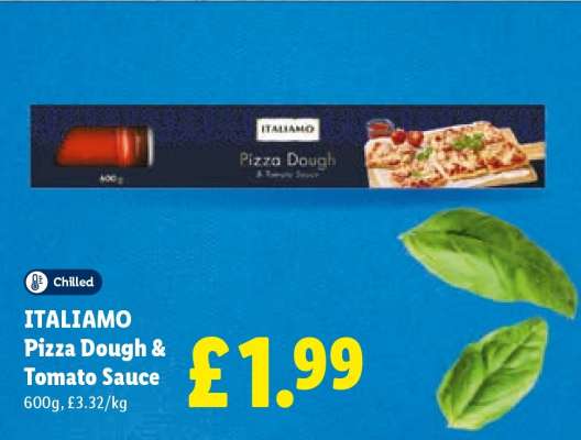 ITALIAMO Pizza Dough & Tomato Sauce