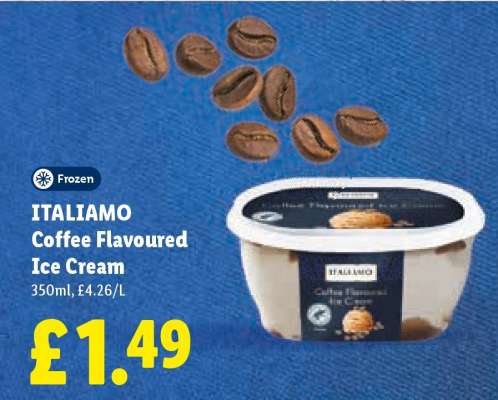 ITALIAMO Coffee Flavoured Ice Cream