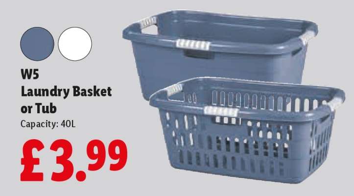 W5 Laundry Basket or Tub