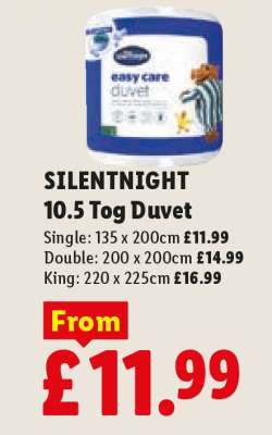 SILENTNIGHT 10.5 Tog Duvet