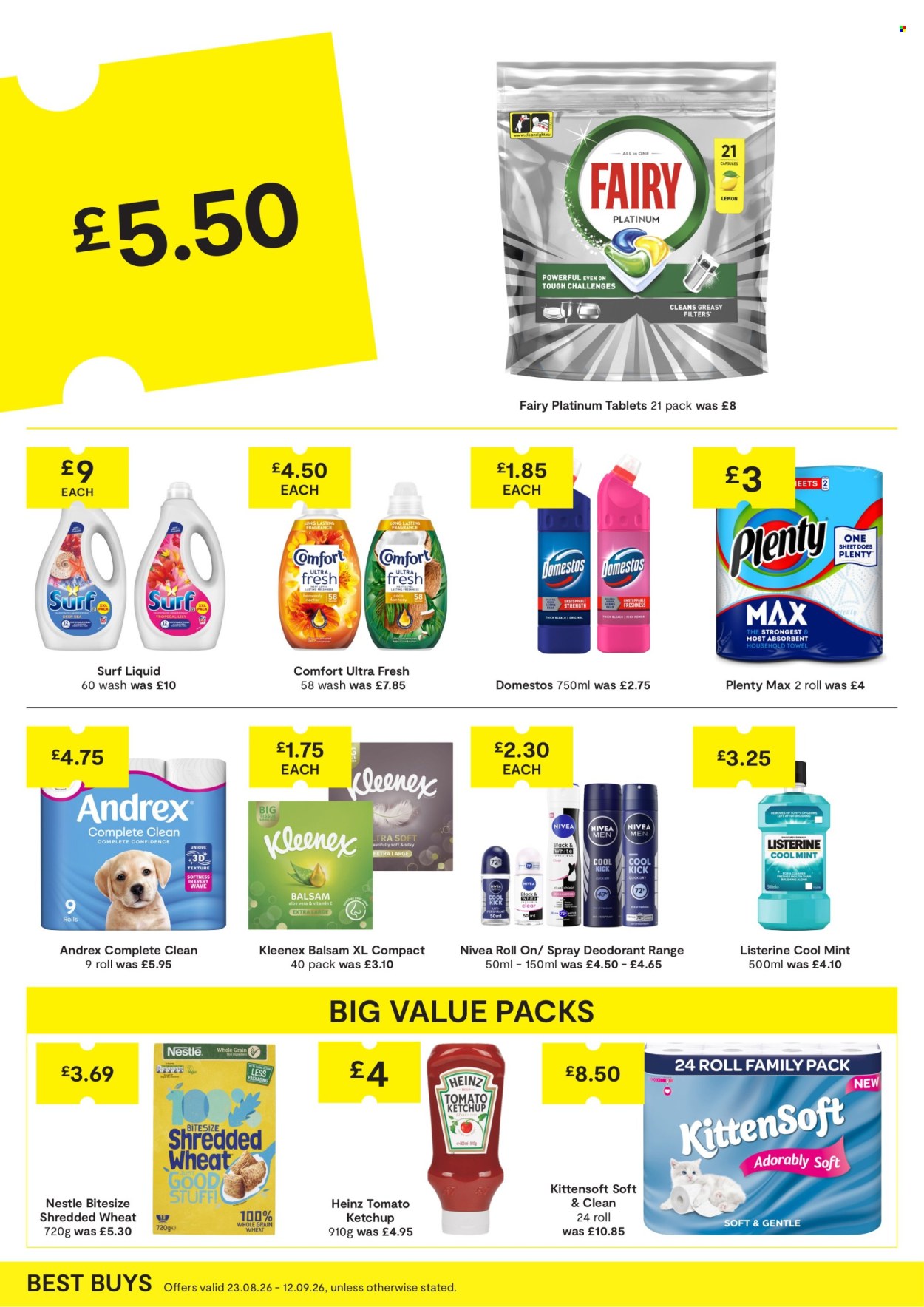 SuperValu offer  - 23.8.2026 - 12.9.2026. Page 18. Page 18