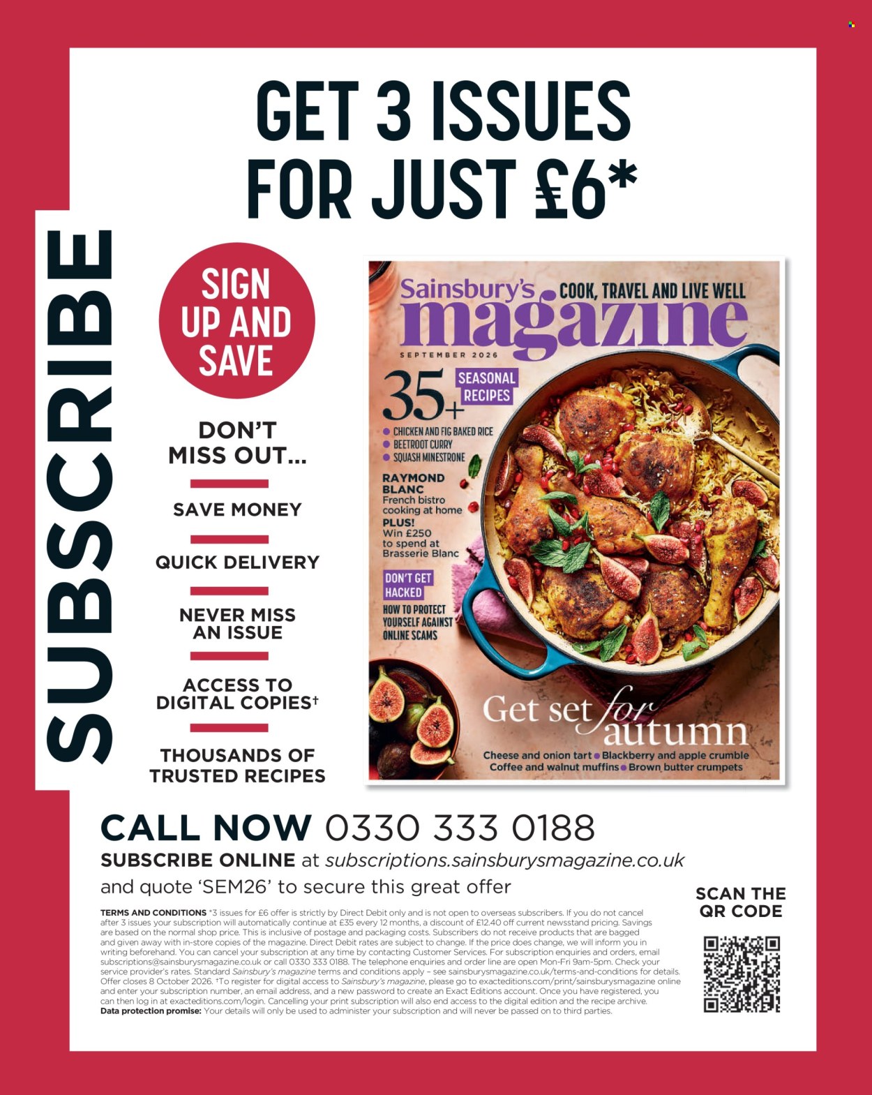 Sainsbury's offer  - 1.9.2026 - 30.9.2026. Page 87. Page 87