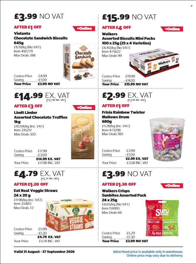 Costco offer  - 31.8.2026 - 27.9.2026. Page 16. Page 16