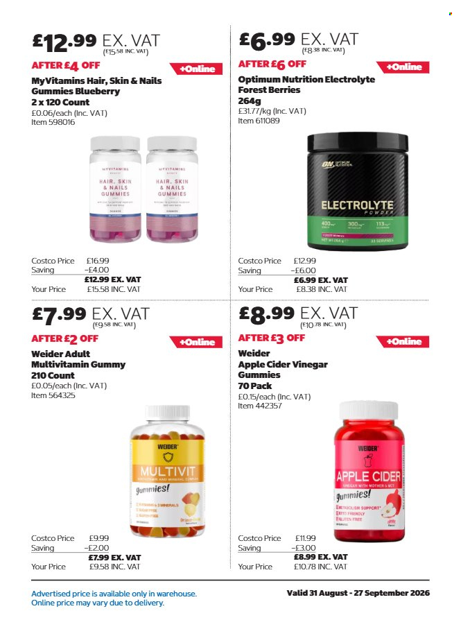 Costco offer  - 31.8.2026 - 27.9.2026. Page 23. Page 23