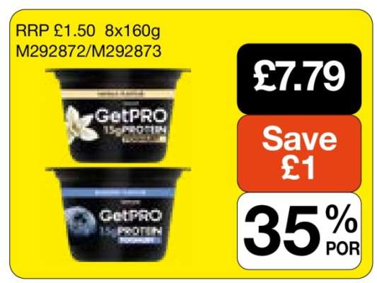 GetPRO 15g Protein Yogurt
