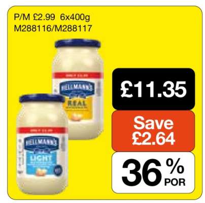 Hellmann's Real/Light Mayonnaise