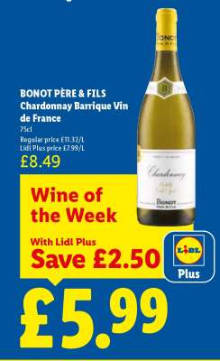 BONOT PÈRE & FILS Chardonnay Barrique Vin de France
