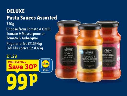 Deluxe Pasta Sauces Assorted