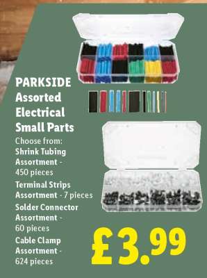 PARKSIDE Assorted Electrical Small Parts