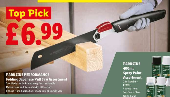 PARKSIDE PERFORMANCE Folding Japanese Pull Saw Assortment