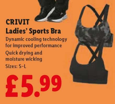 Crivit Ladies’ Sports Bra
