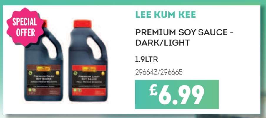 LEE KUM KEE PREMIUM SOY SAUCE - DARK/LIGHT