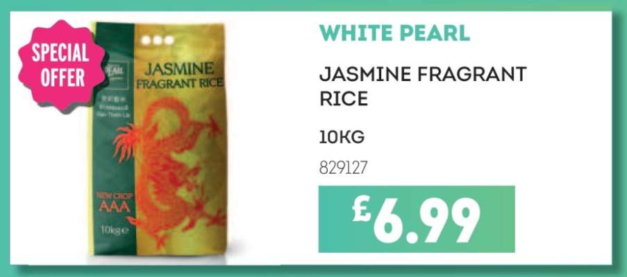 WHITE PEARL JASMINE FRAGRANT RICE