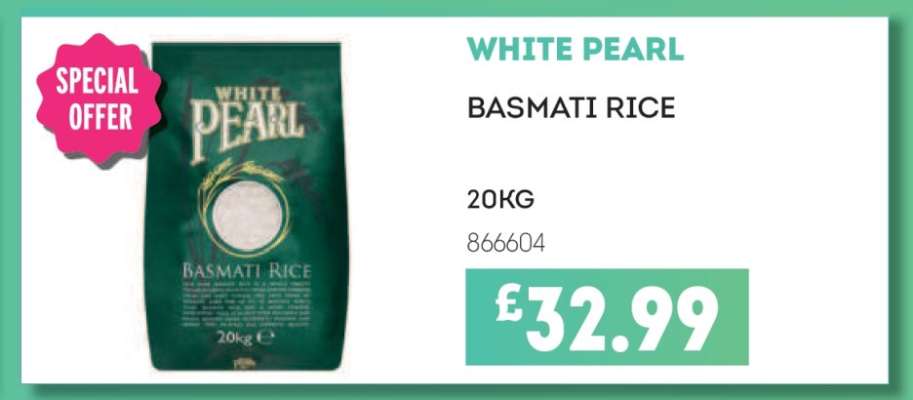 WHITE PEARL BASMATI RICE