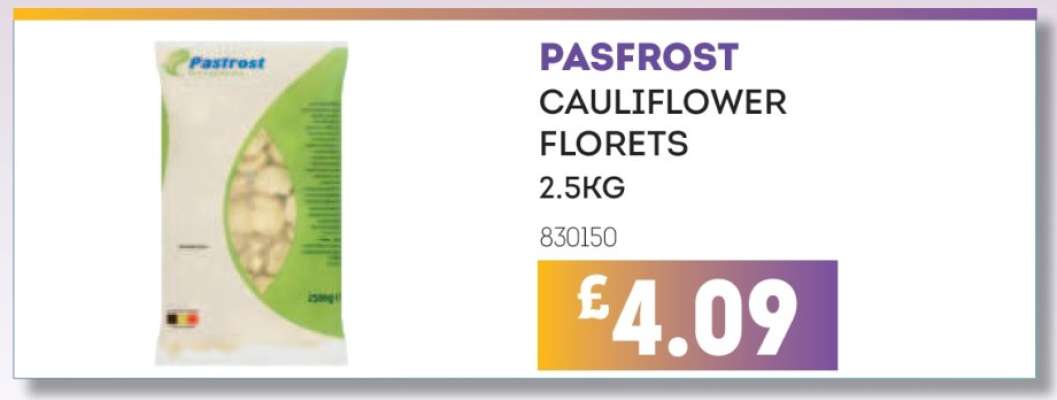 PASFROST CAULIFLOWER FLORETS