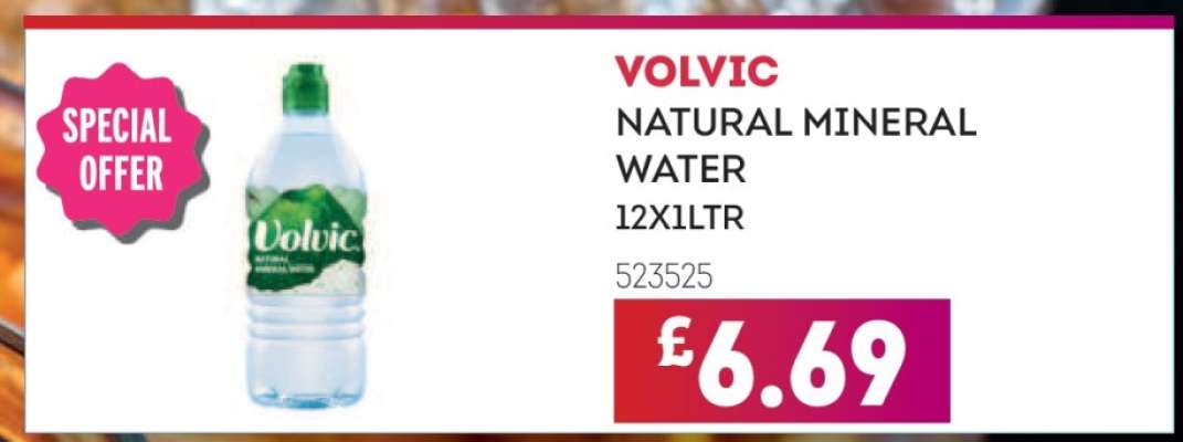 VOLVIC NATURAL MINERAL WATER
