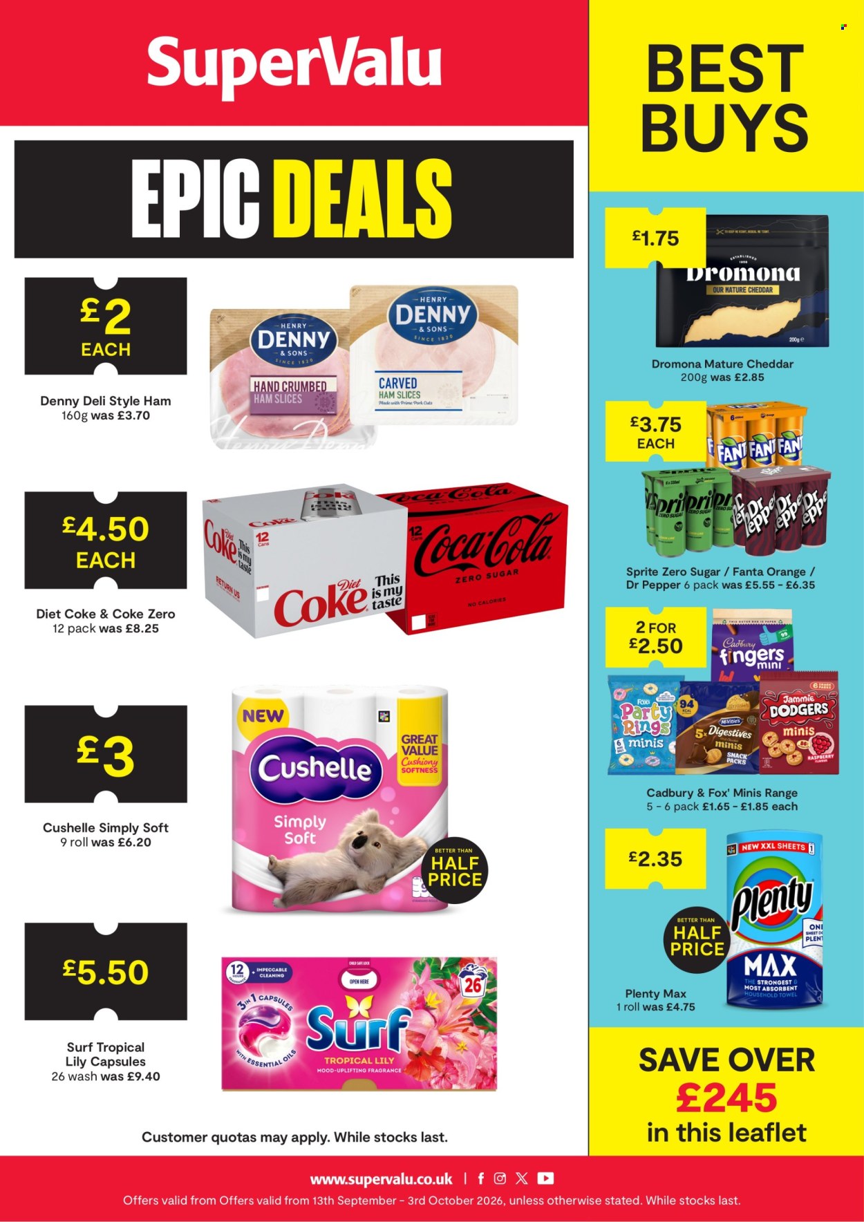 SuperValu offer  - 13.9.2026 - 3.10.2026. Page 1. Page 1