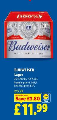 Budweiser Lager