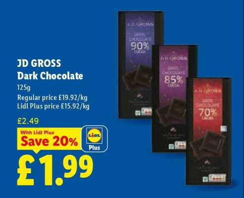 JD GROSS Dark Chocolate