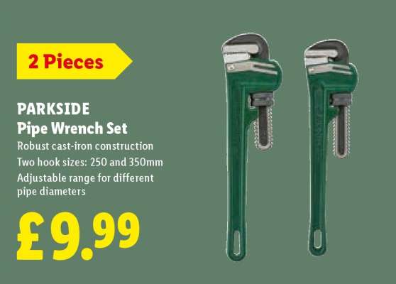PARKSIDE Pipe Wrench Set