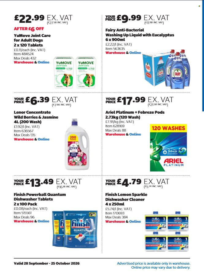 Costco offer  - 28.9.2026 - 25.10.2026. Page 28. Page 28