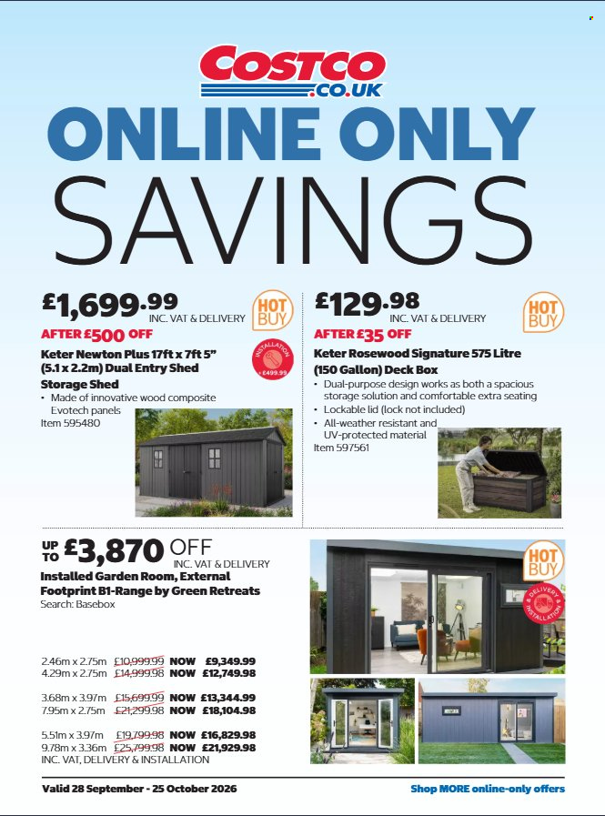 Costco offer  - 28.9.2026 - 25.10.2026. Page 30. Page 30