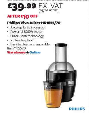 Philips Viva Juicer HR1855/70