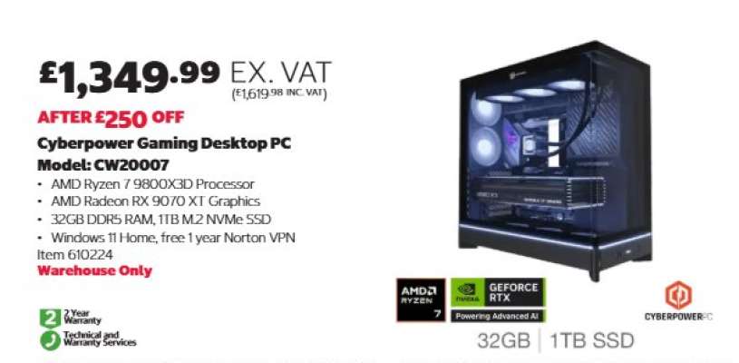 Cyberpower Gaming Desktop PC