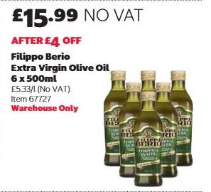 Filippo Berio Extra Virgin Olive Oil