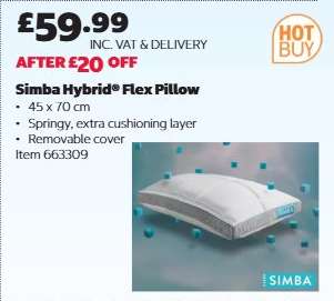 Simba Hybrid® Flex Pillow