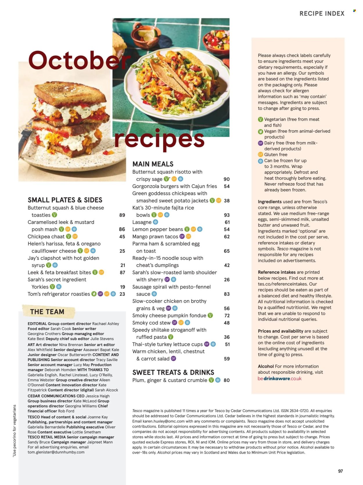 Tesco offer  - 1.10.2026 - 31.10.2026. Page 97. Page 97