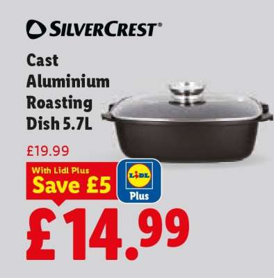 SilverCrest Cast Aluminium Roasting Dish 5.7L
