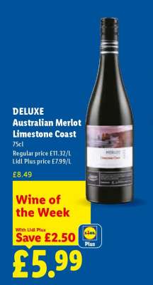 DELUXE Australian Merlot Limestone Coast