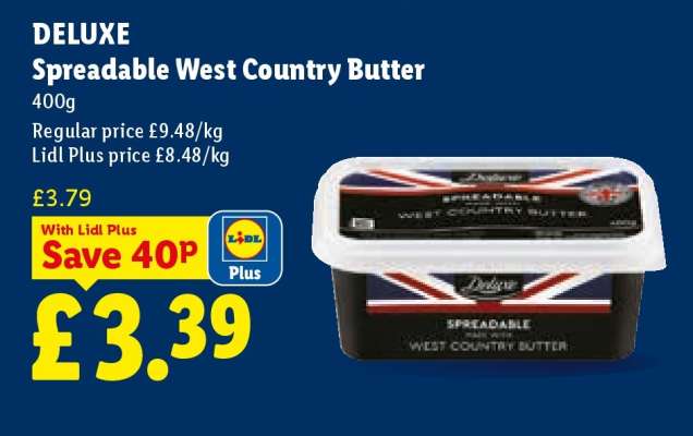 DELUXE Spreadable West Country Butter