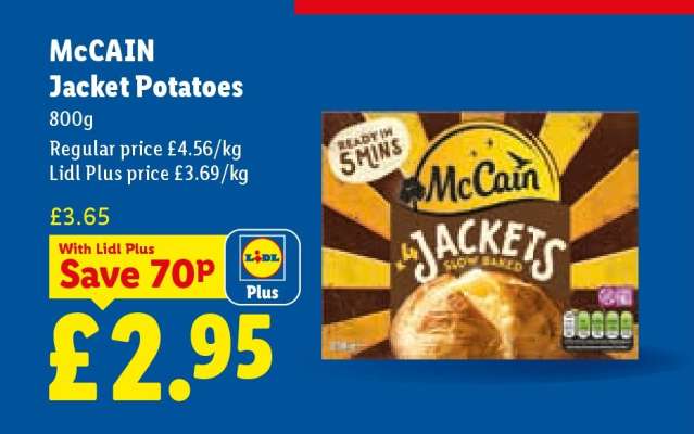 McCain Jacket Potatoes