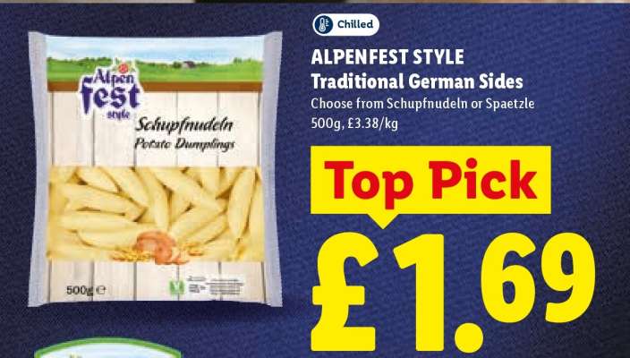 ALPENFEST STYLE Traditional German Sides