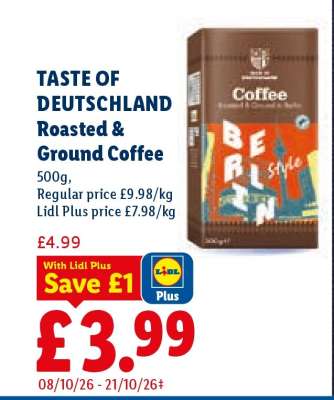 TASTE OF DEUTSCHLAND Roasted & Ground Coffee