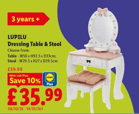 Lupilu Dressing Table & Stool