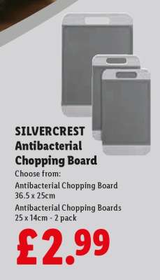 SILVERCREST Antibacterial Chopping Board
