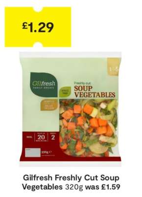 Gilfresh Freshly Cut Soup Vegetables